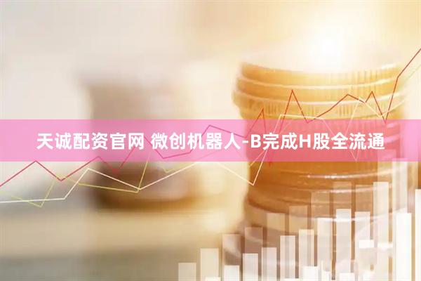 天诚配资官网 微创机器人-B完成H股全流通